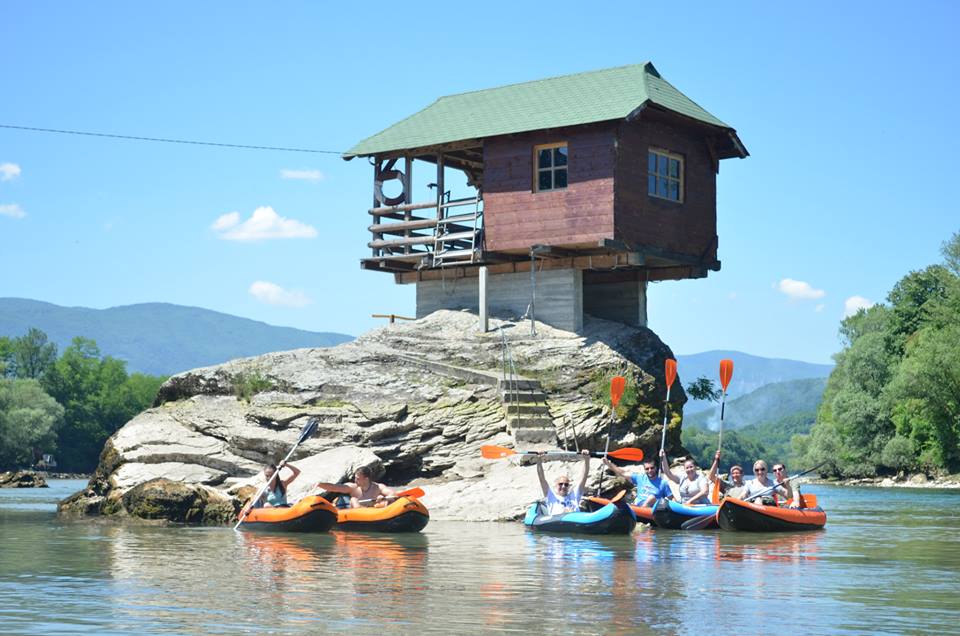 House on the river drina